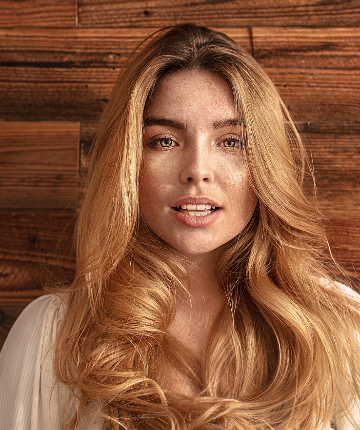 penteados simples cabelo solto e longo