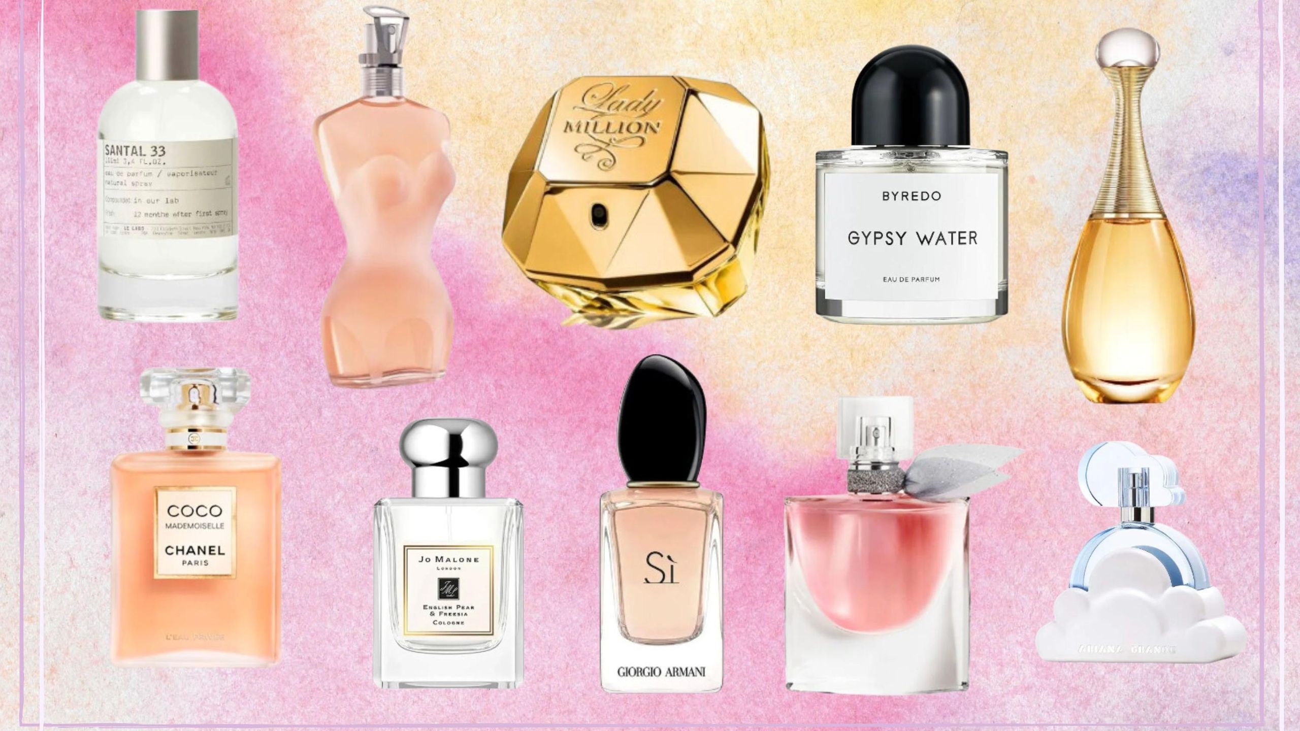 Perfumes elegantes e clean