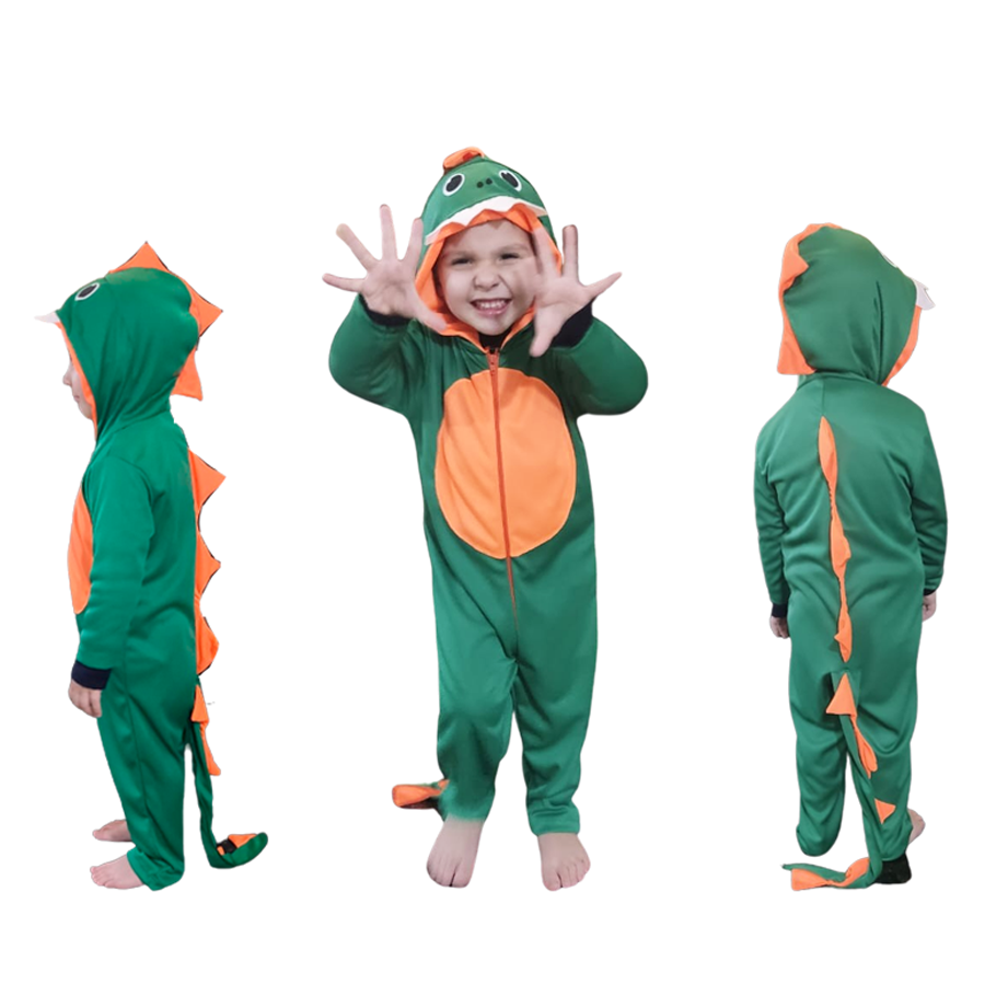 Pijama de dinossauro para bebê