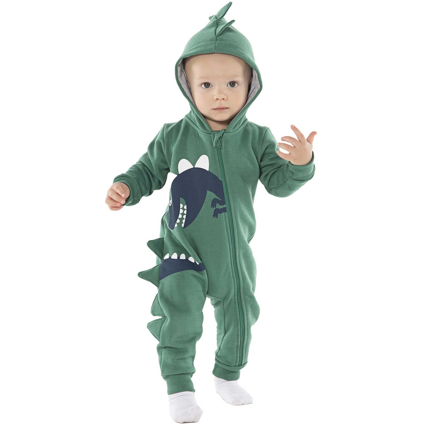 Pijama de dinossauro infantil unissex