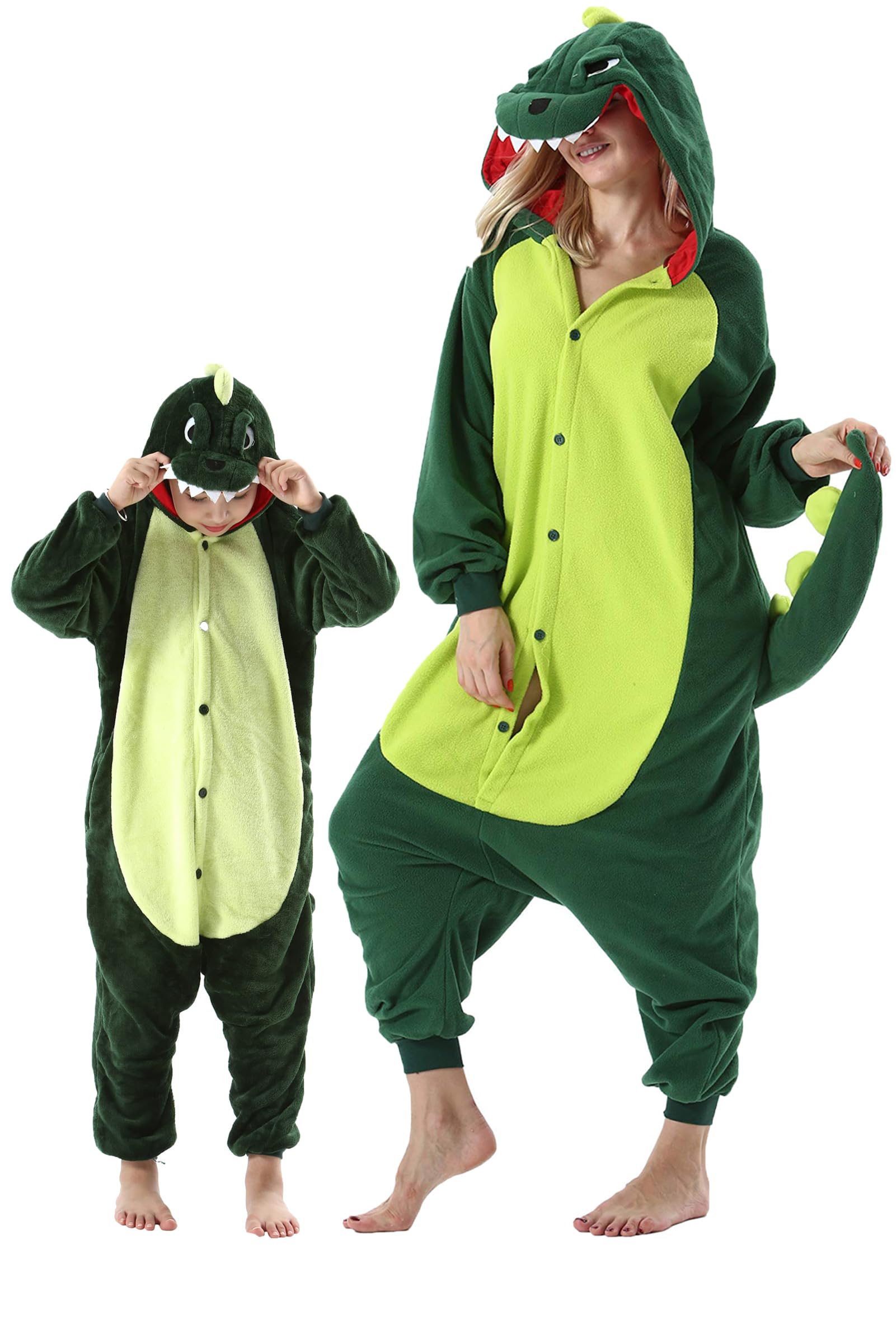 Pijama de dinossauro adulto feminino