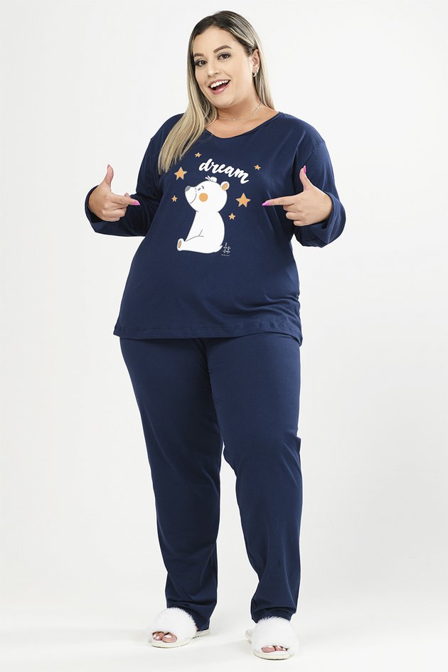 Pijamas de Algodão Peluciado