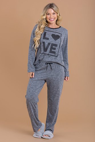 Pijama Feminino Básico Algodão Melissa