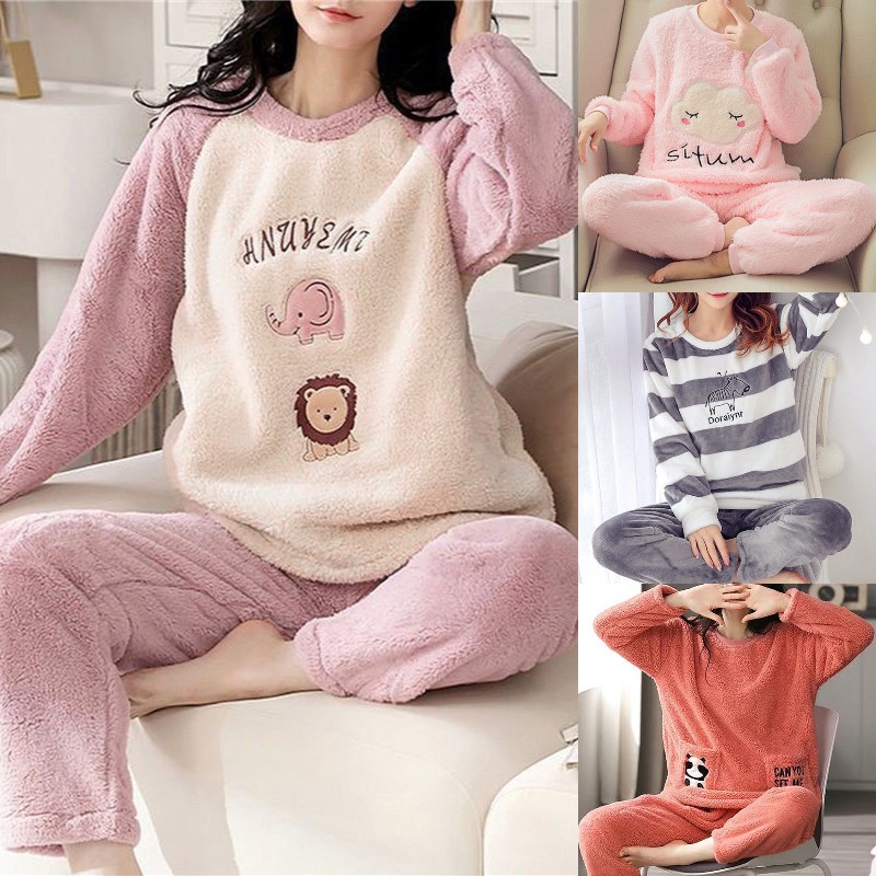 Pijamas de Algodão Peluciado