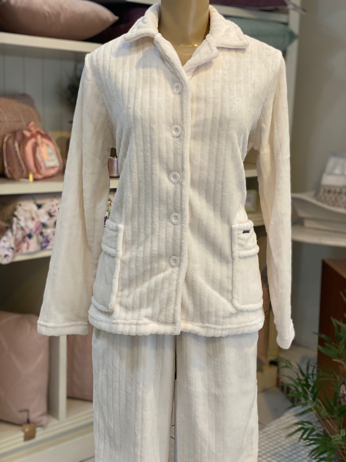 Pijamas de Algodão Peluciado