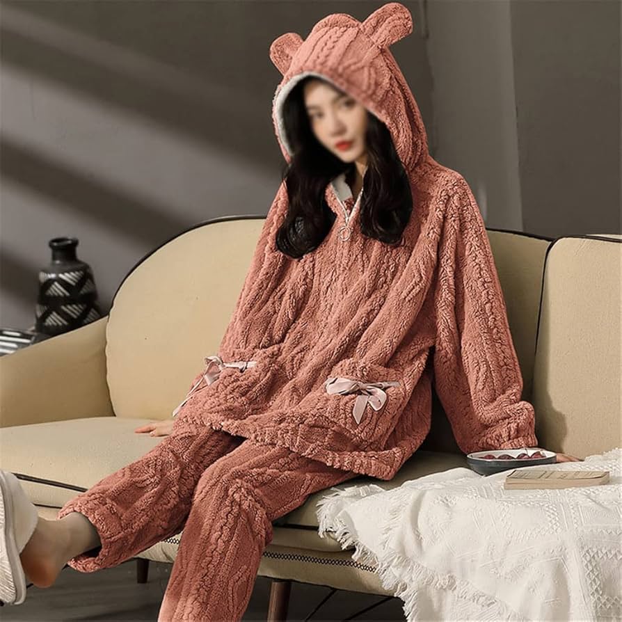 Pijama Feminino Manga Longa Cetim Nati