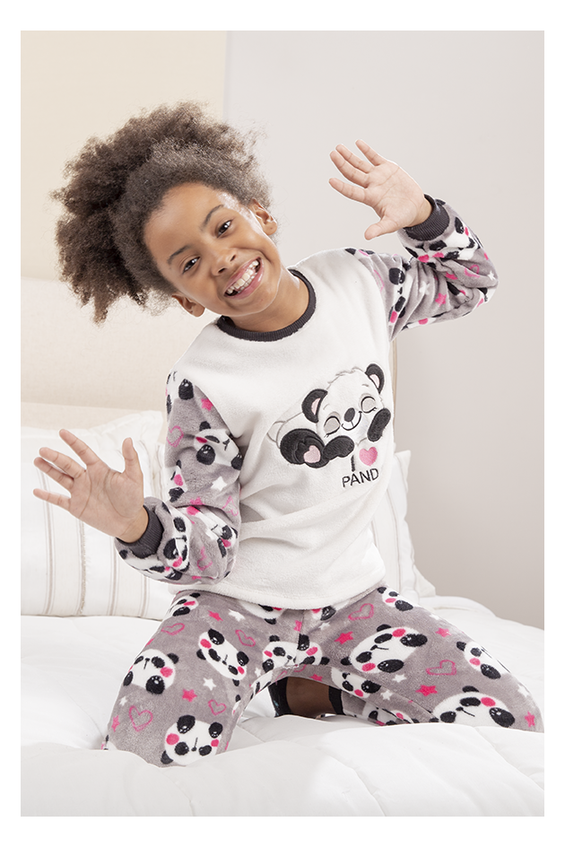pijama infantil feminino inverno