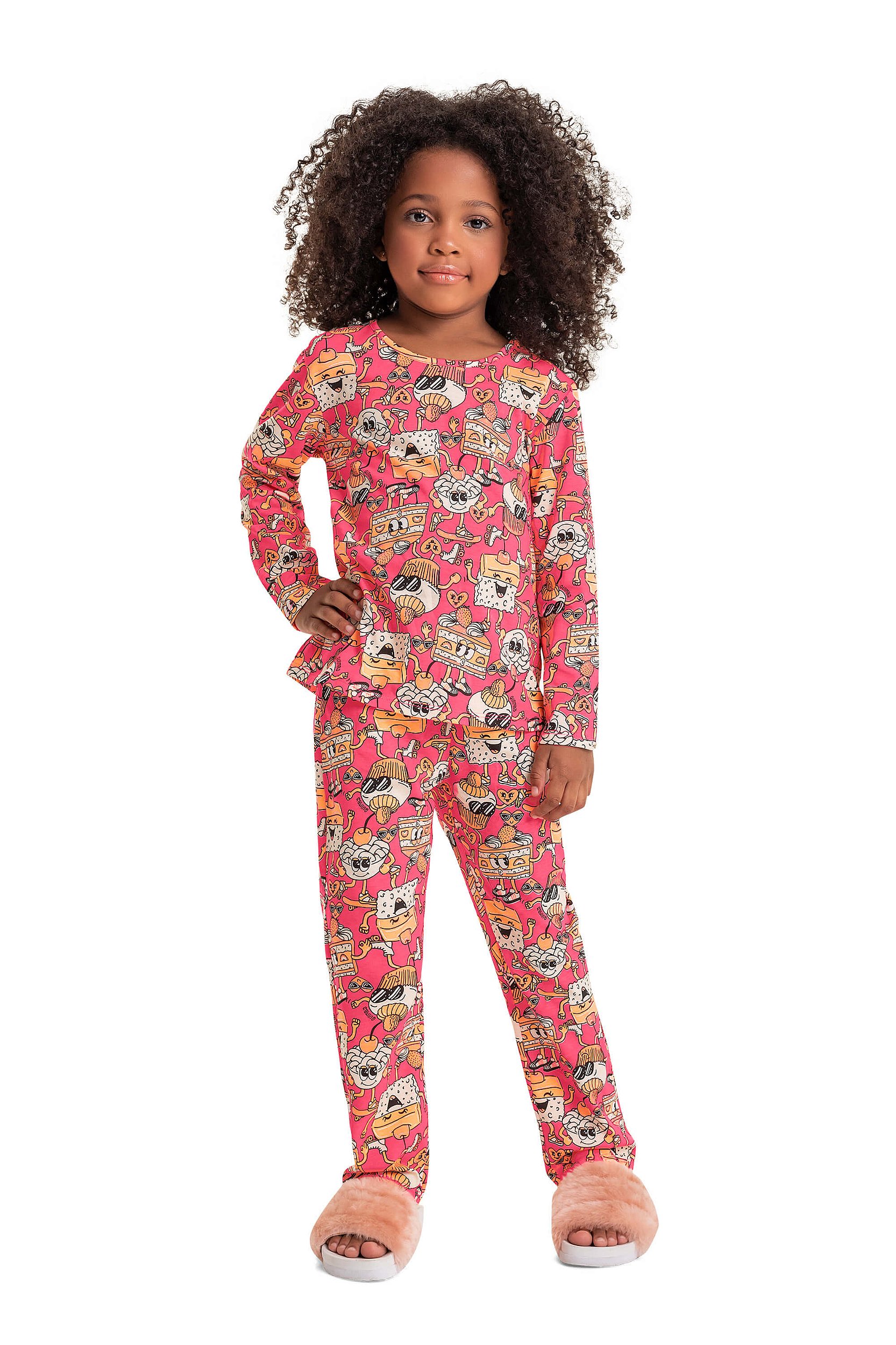 pijama infantil feminino com personagem