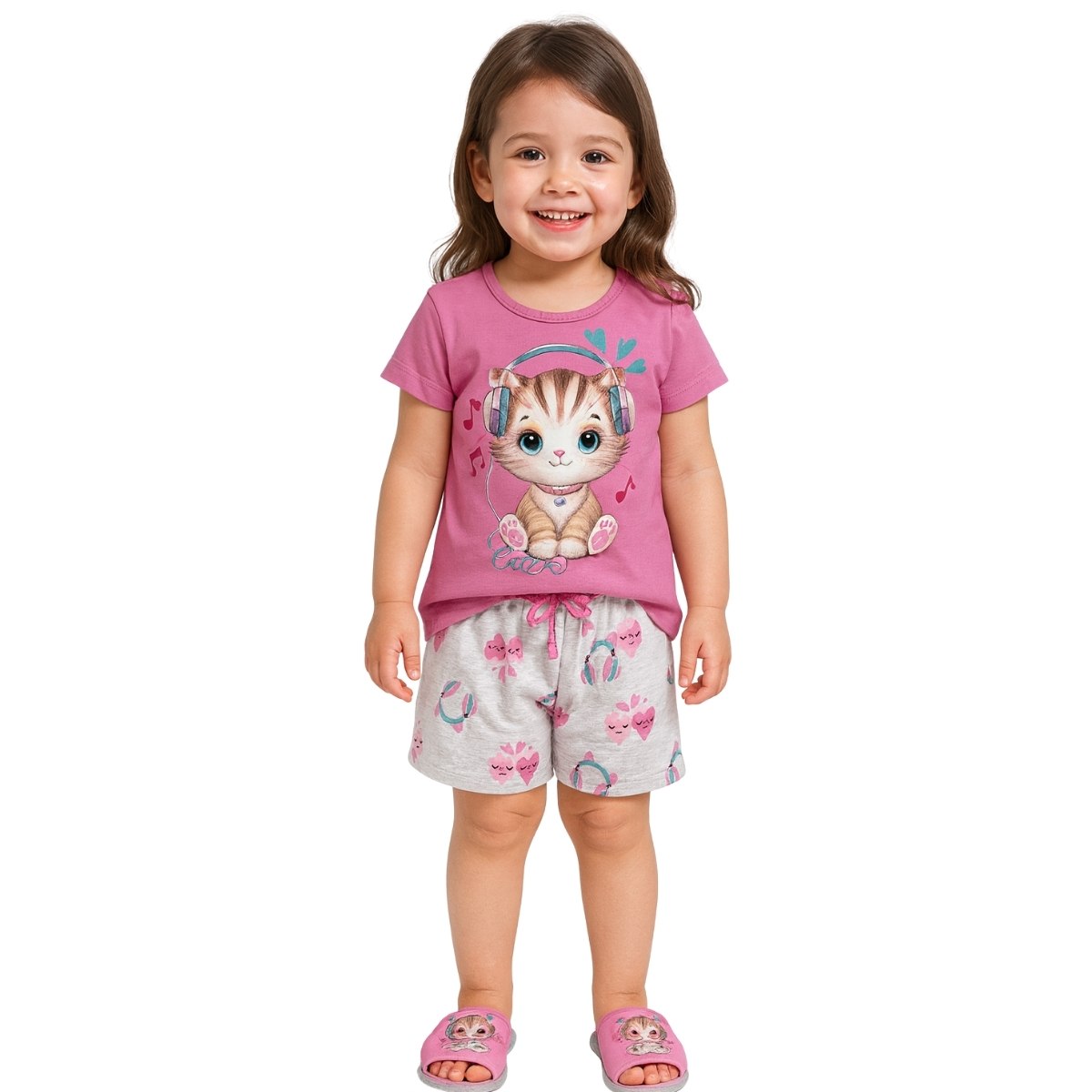 pijama infantil feminino algodão