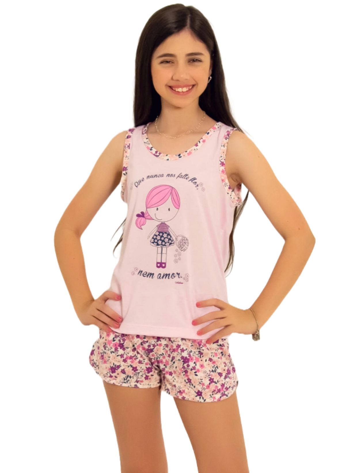 pijama infantil feminino com personagem
