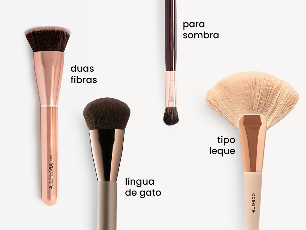 pinceis de maquiagem para que serve cada um