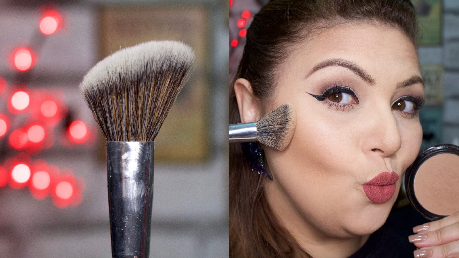 pincel para fazer contorno