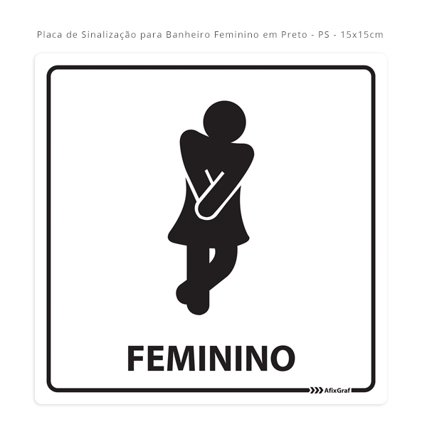 ideias criativas placa banheiro feminino