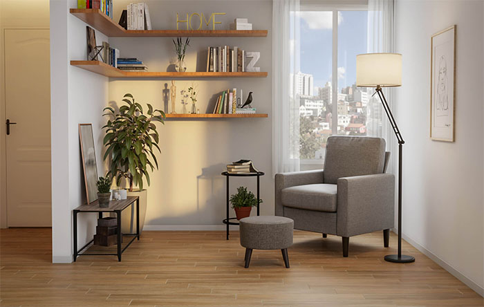 prateleira de canto telescópica para box ajustável