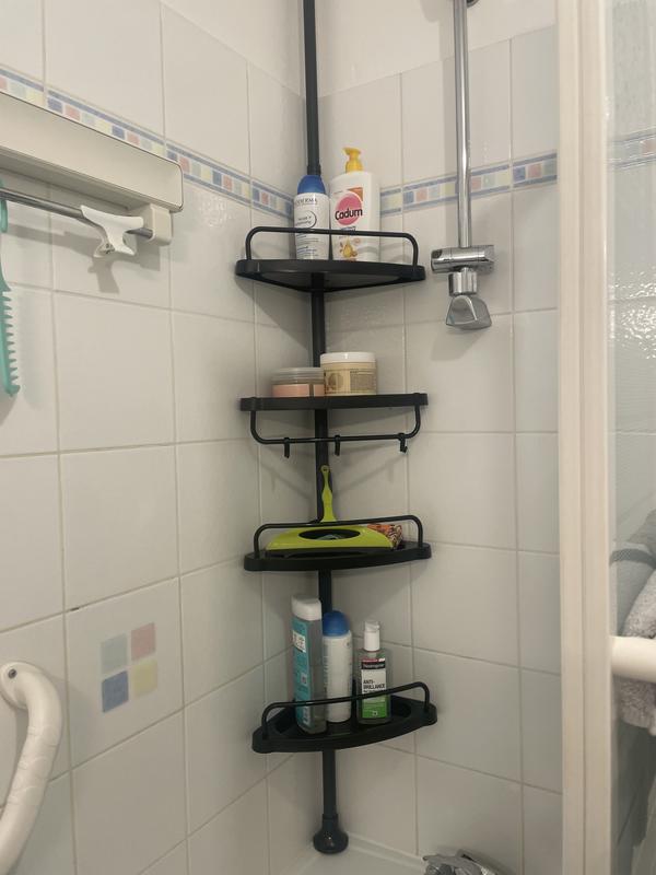 prateleira de canto adesiva ou com furação qual a melhor