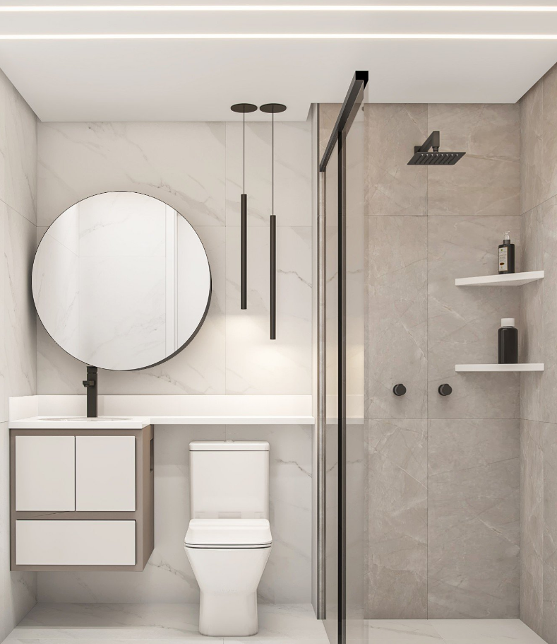 prateleira de canto banheiro barata onde comprar