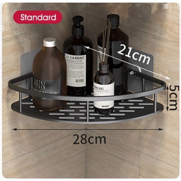 prateleira de canto adesiva ou com furação qual a melhor