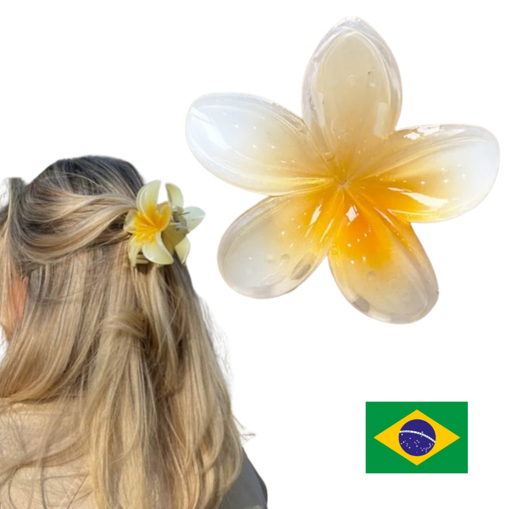 Presilha de flor pequena