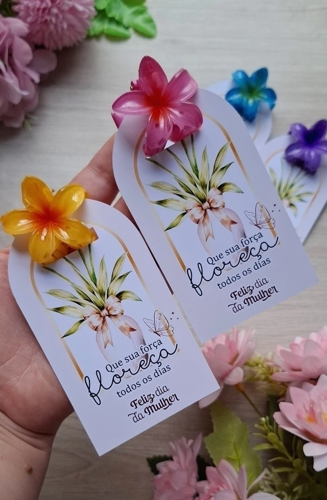 Presilha piranha flor