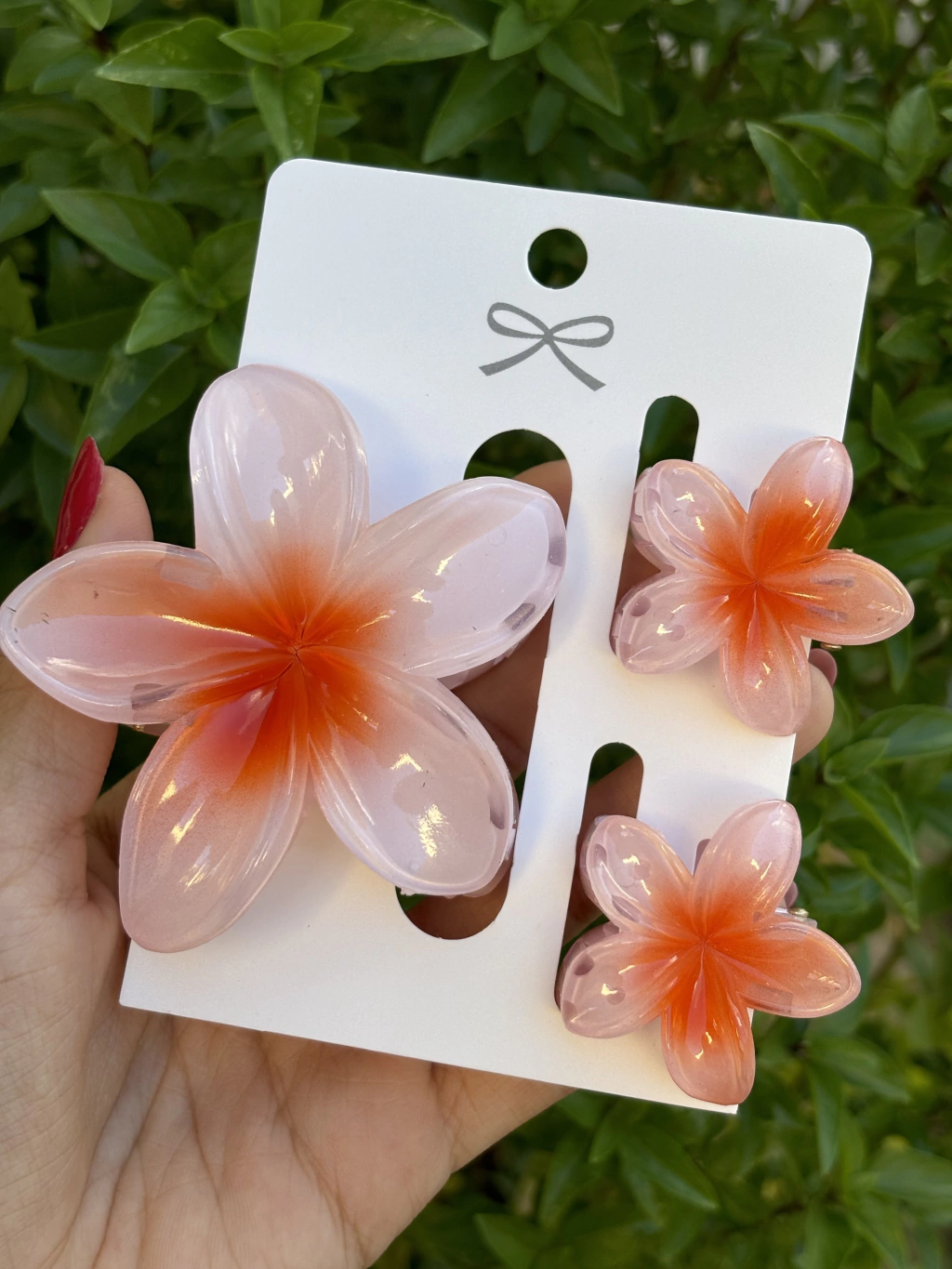 Presilha de flor para penteados