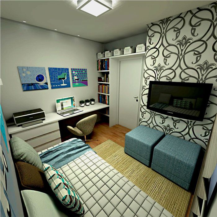 Quarto E Sala Juntos