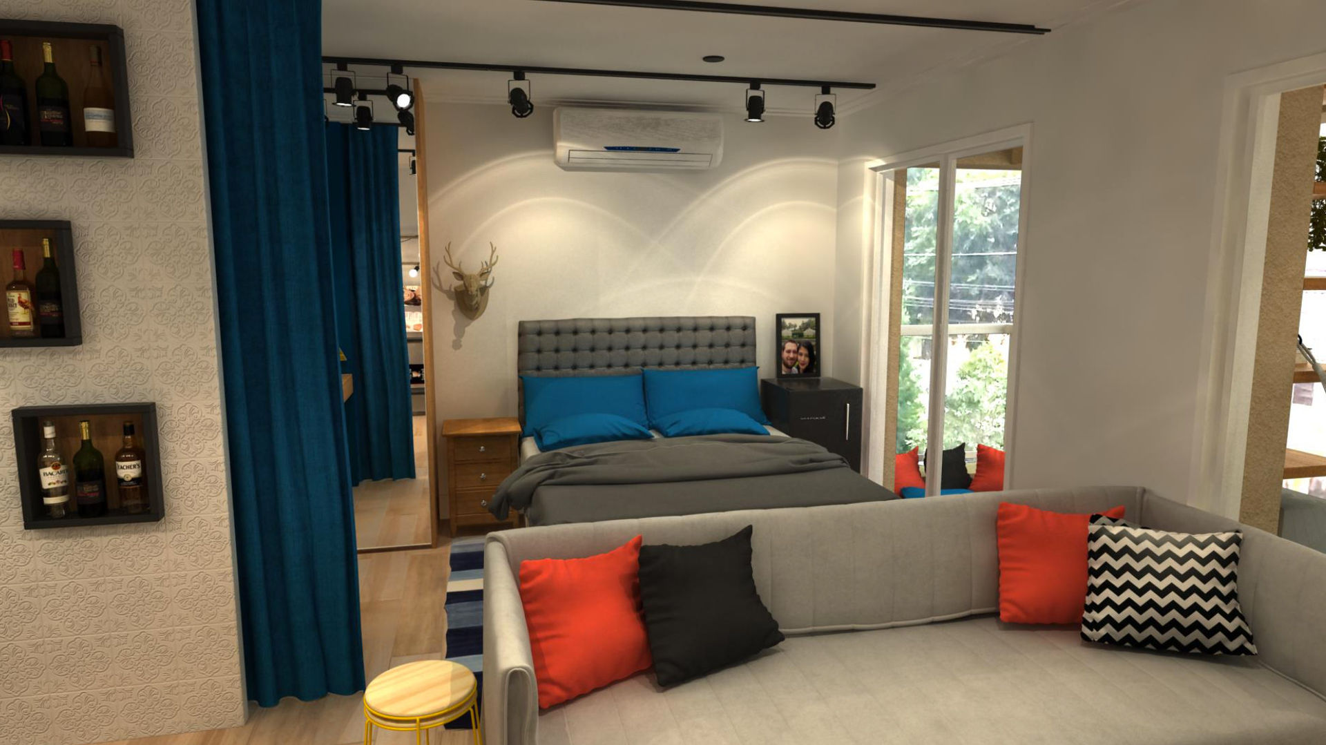 erros comuns ao integrar quarto e sala