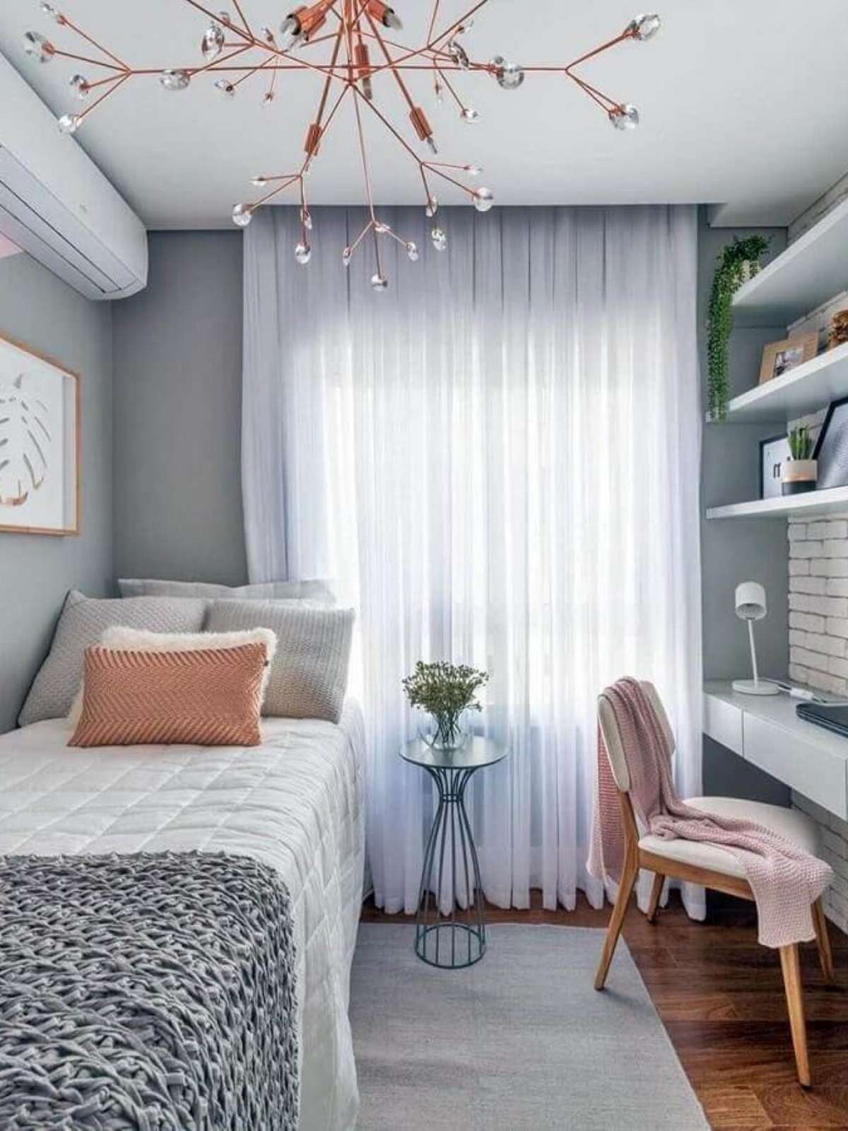 quarto feminino pequeno