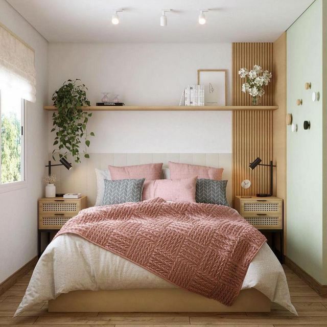 quarto feminino rosa
