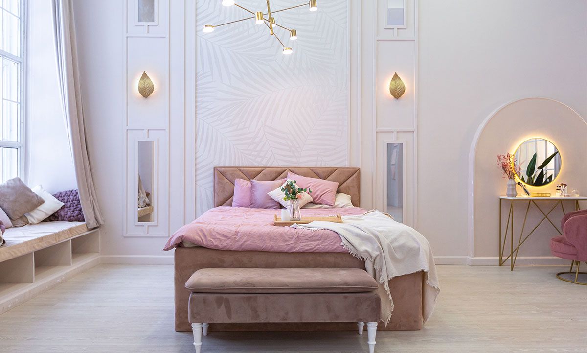quarto feminino cottagecore