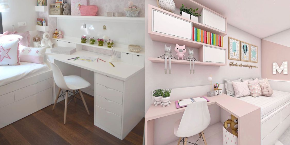 quarto feminino clean