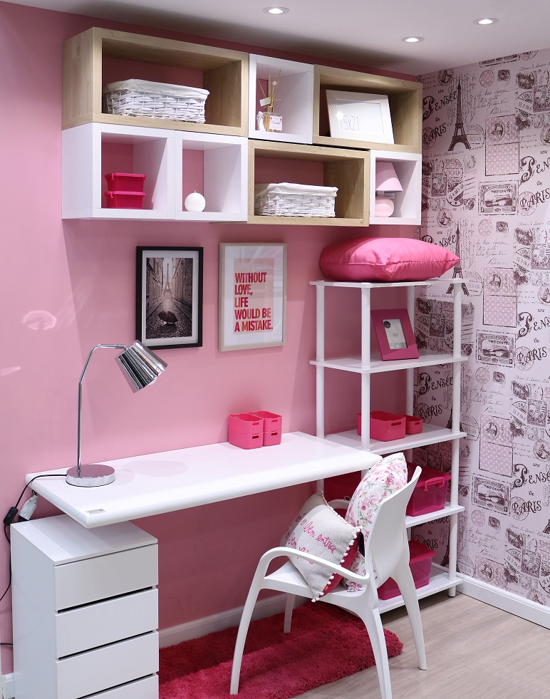 quarto feminino moderno