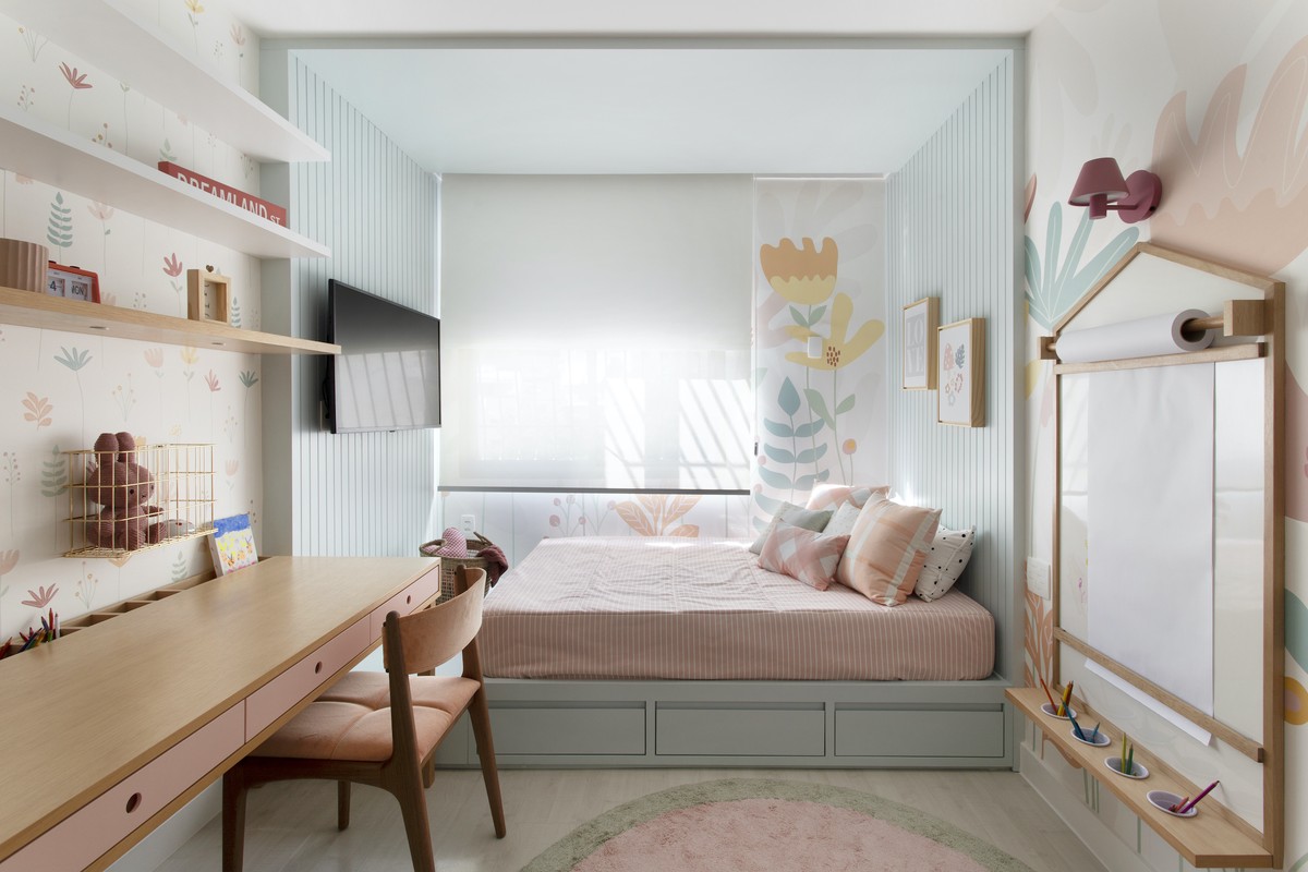 quarto feminino decorado