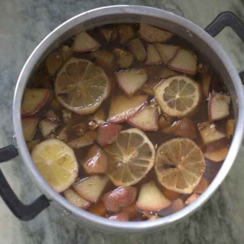 quentão com especiarias