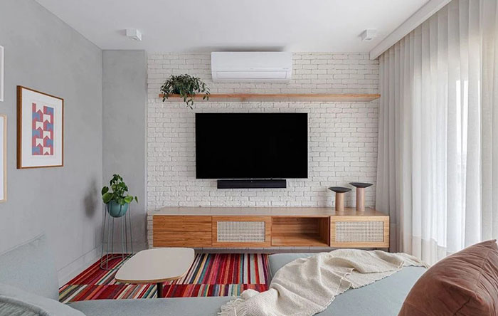 rack para sala de estar pequena