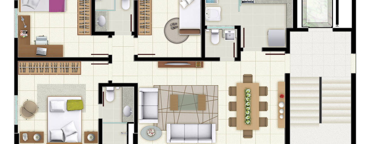 reforma de apartamento na planta 2