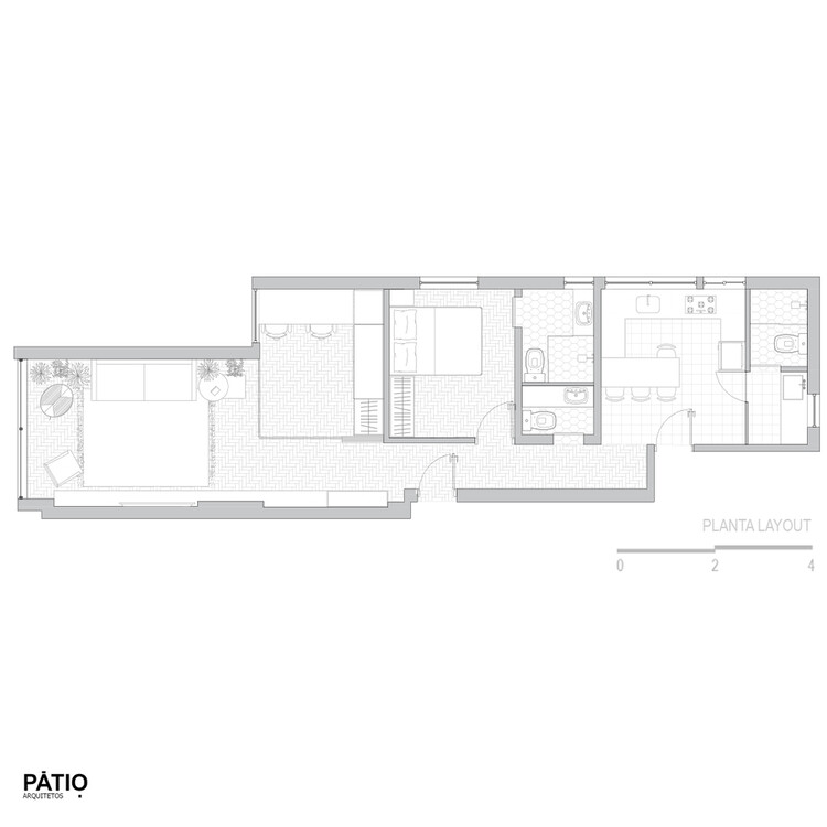 ideias criativas reforma apartamento planta pequena
