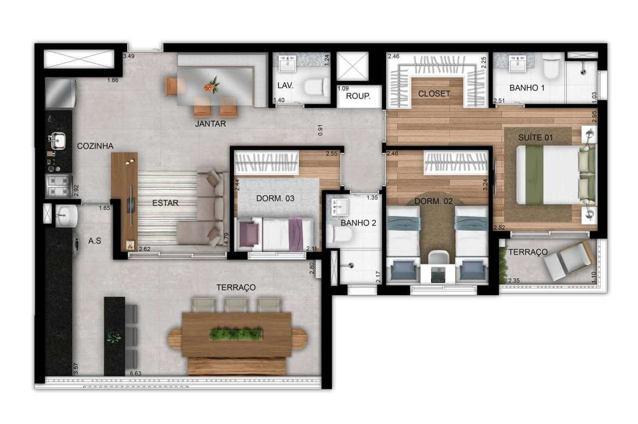 reformar apartamento na planta ou pronto qual melhor