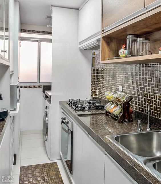 reforma de area de servico integrada com a cozinha