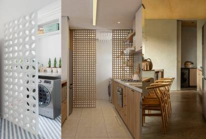 reforma de area de servico integrada com a cozinha