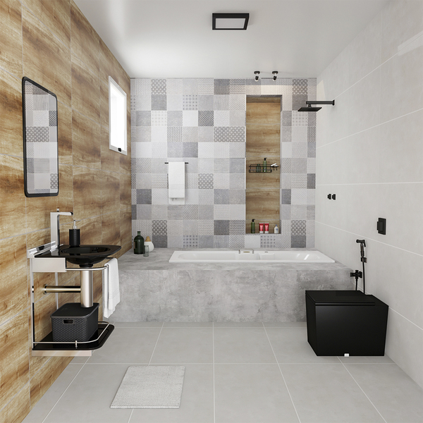 banheira de canto versus ofurô para banheiro pequeno