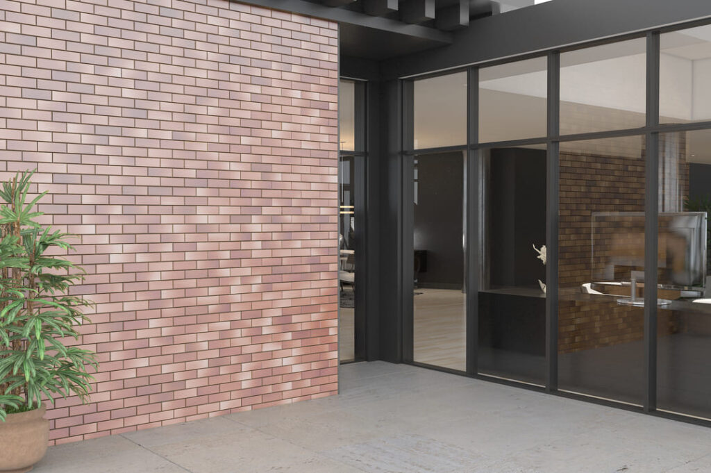 textura projetada travertino para fachadas