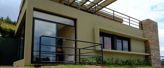 reforma de fachada com textura projetada