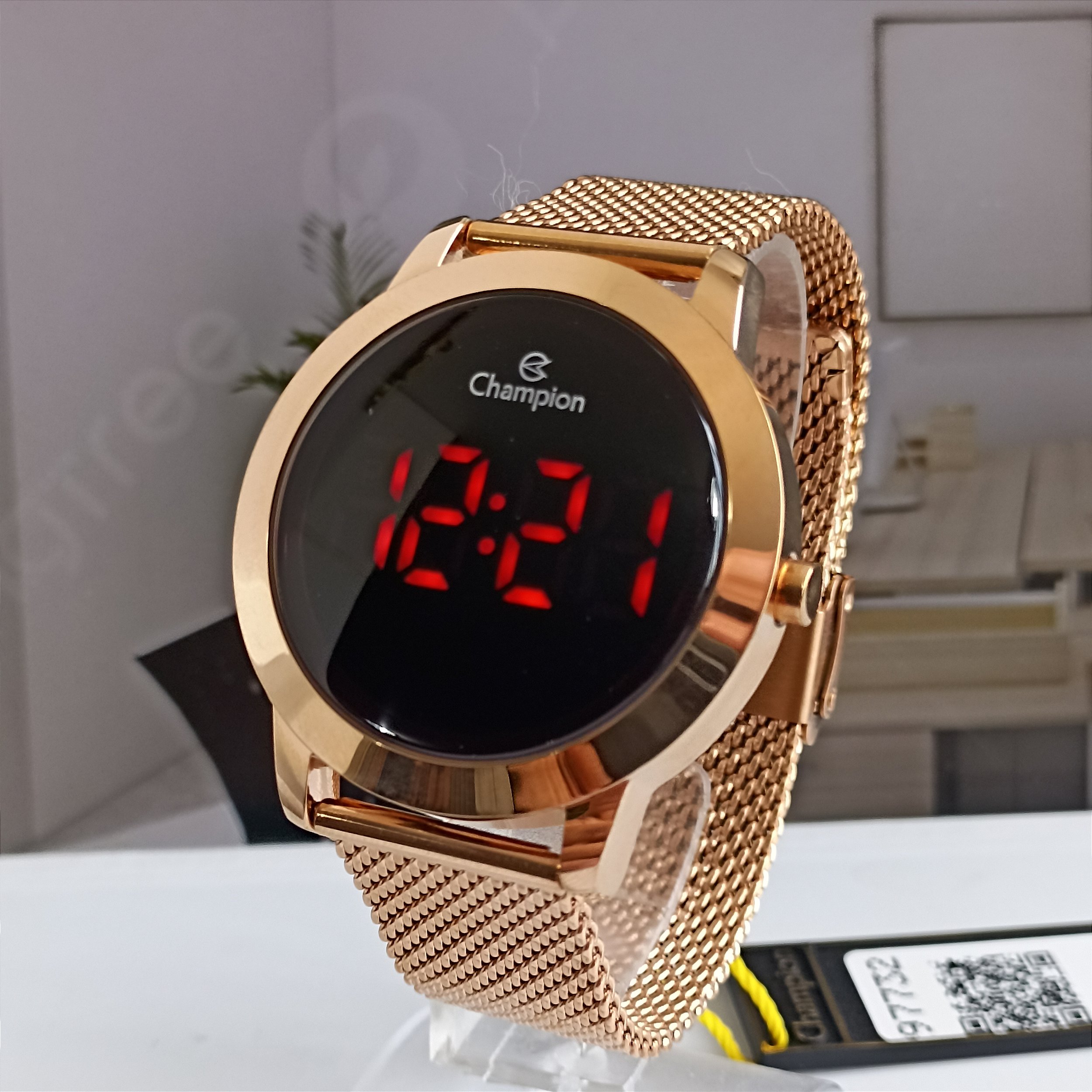 Relógio digital feminino casual