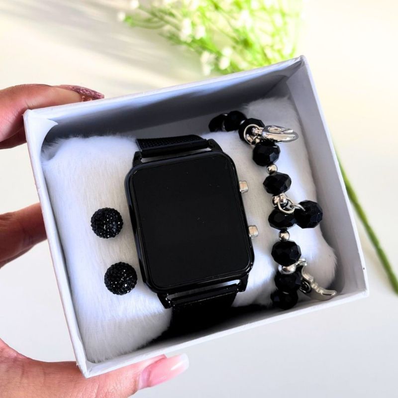 Relógio digital feminino 5 ATM