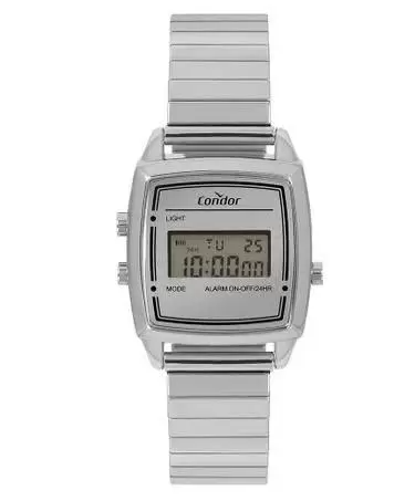 Relógio digital feminino com cronômetro