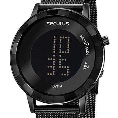 Relógio digital feminino com alarme