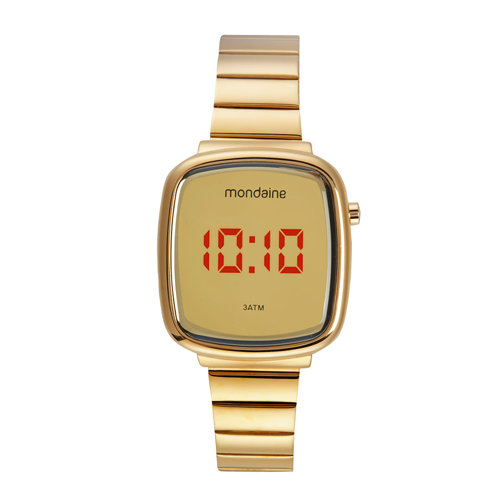 Relógio digital feminino com alarme