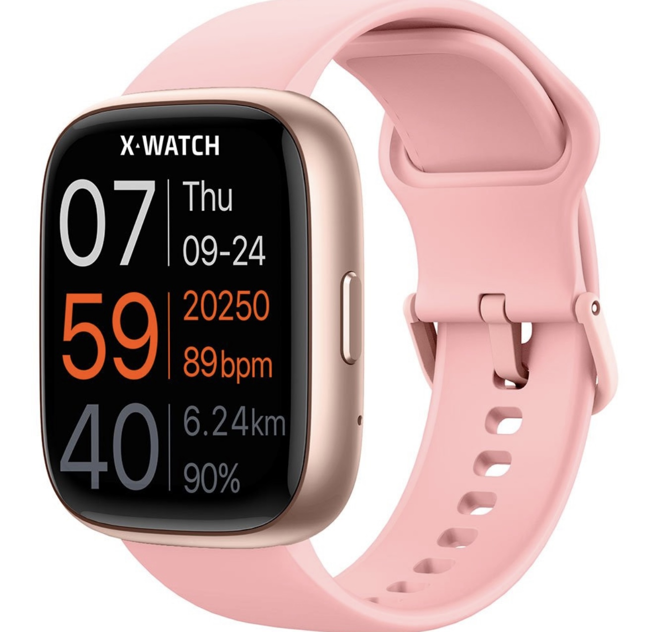 smartwatch feminino rosa