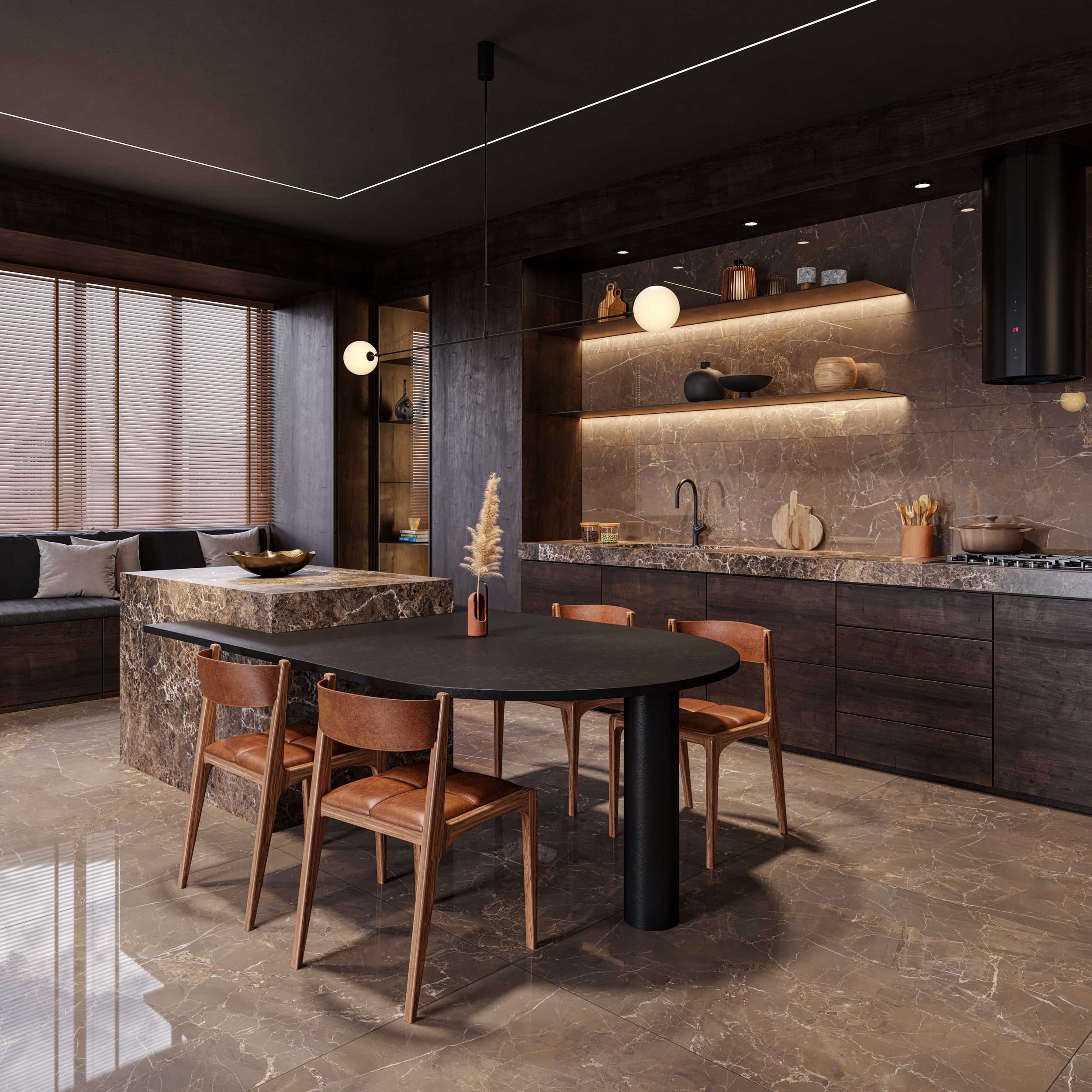 quanto custa revestimento moderno para cozinha