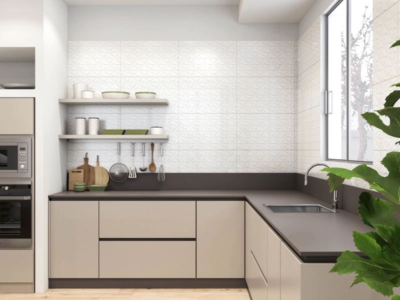 revestimento acetinado para cozinha moderna